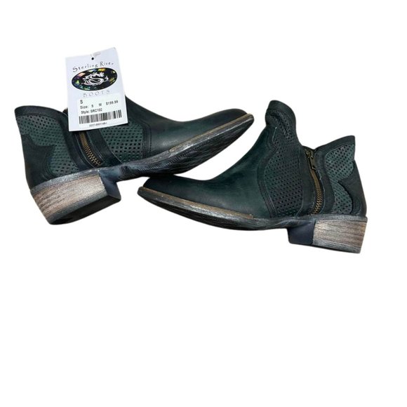 Sterling River Leather Booties - size 9 - Picture 2 of 5